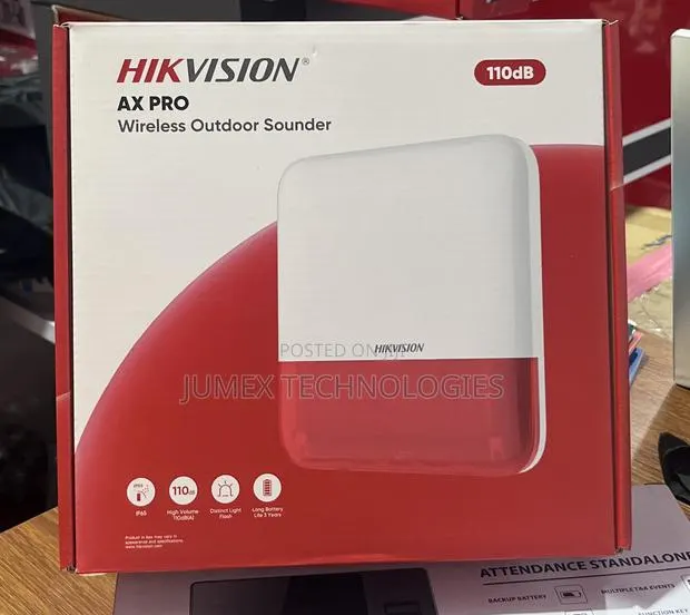 Hikvision Ax Pro Outdoor Sounder 110db Ds-PS1-E-We · Photo 1