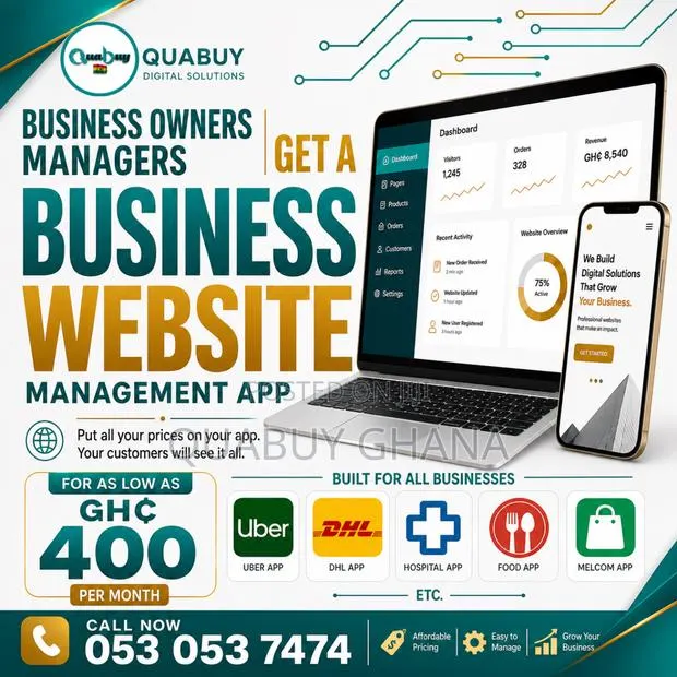 Website | Management System | Mobile App · Photo 1