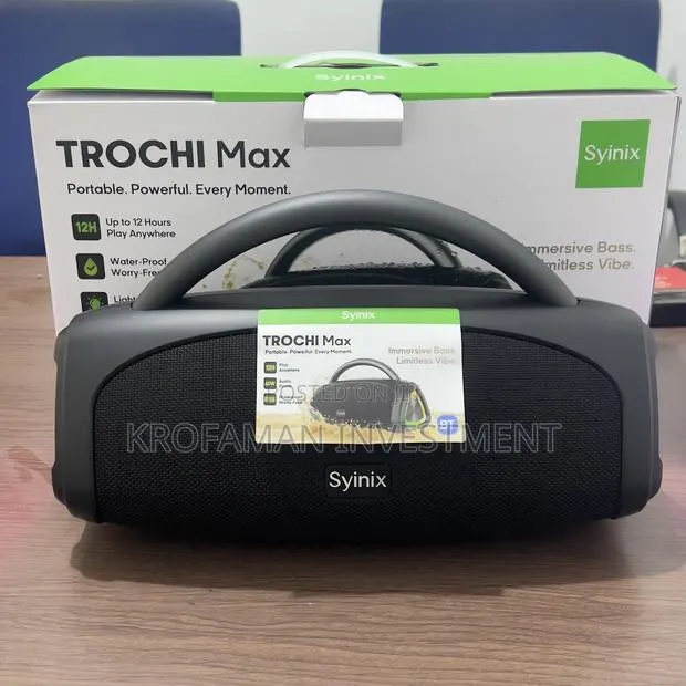 Syinix Trochi Max Portable Bluetooth Speaker · Photo 1