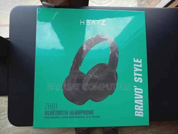 Heatz Noise Cancellation Bluetooth Headphone Zb81 · Photo 1