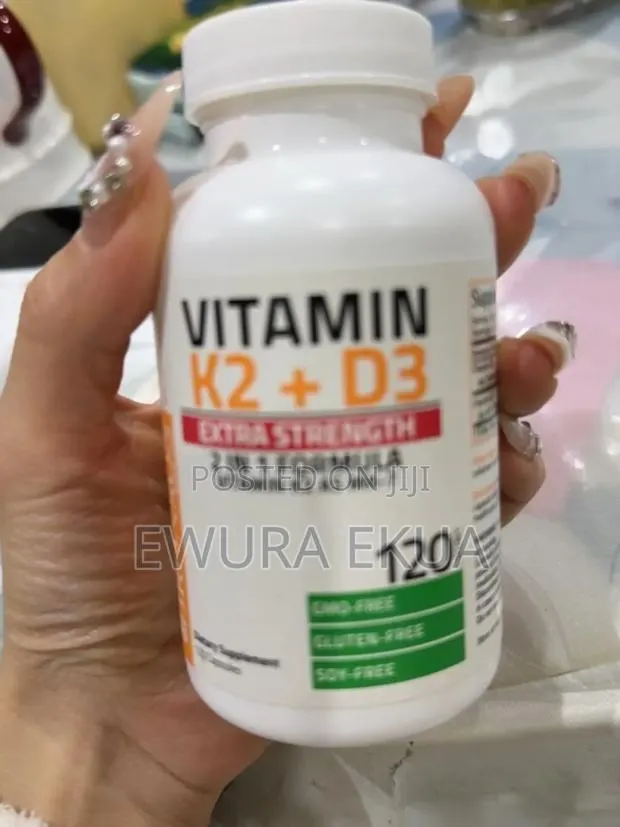Vitamin K-2 (Mk7) + D3 ( 120 Counts) 10,000iu
