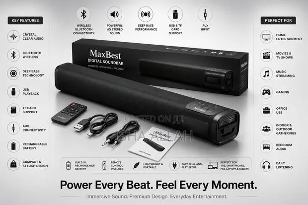Maxbest Soundbar · Photo 1