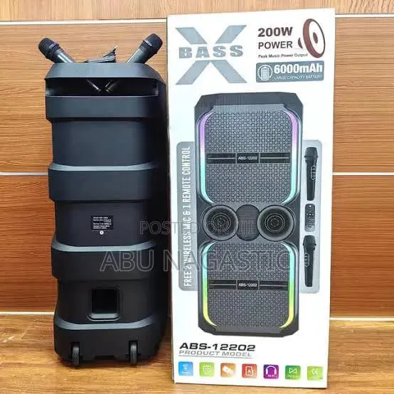 ABS-12202 Stereo Karaoke Wireless Speaker · Photo 1