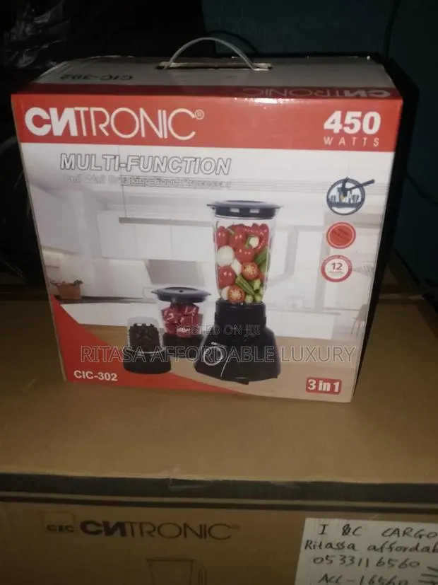 *CNTRONIC 3-in-1 Multi-Function Blender - CIC-302 (450W)* · Photo 1