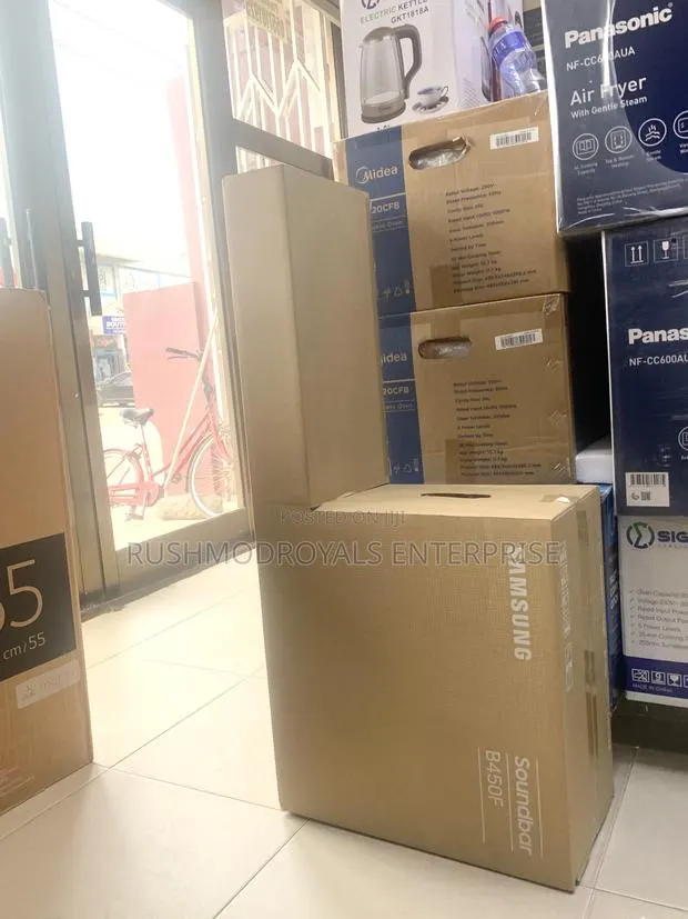 The Samsung B450f 300w Soundbar With Deep Bass Boost · Photo 1