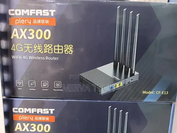 Comfast AX300 Wifi 6 4G Universal Sim Wireless Router CF-E13 · Photo 1