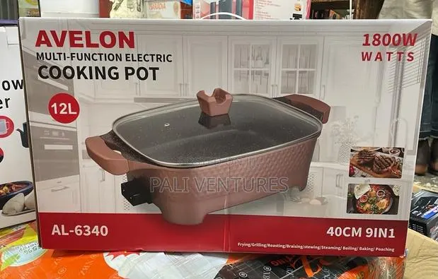 Multi Purpose Electric Cooking Pot 12L 9in1 · Photo 1