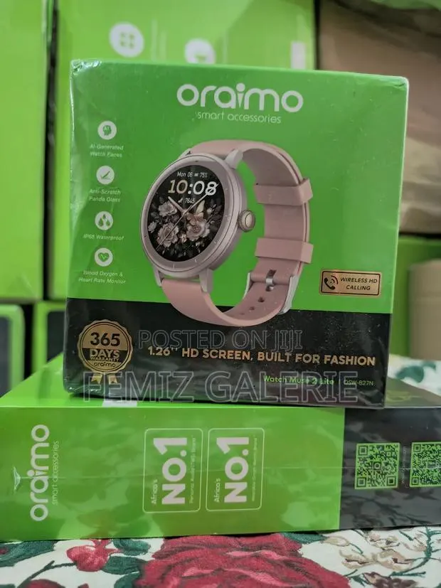 Oraimo Watch Muse 2 Lite 1.26'' Ip68 Chic Versatile Smart Watch · Photo 1