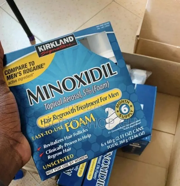 Kirkland Minoxidil Foam for Baldness Receding Hairlines · Photo 1