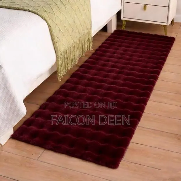 Premium Modern Origin Fluffy Bedside Carpets(Available in Diff Colors · Photo 1