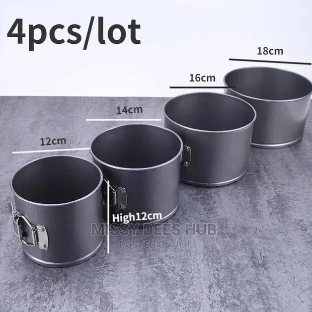 4pcs Tall Cake Pan Set · Photo 3