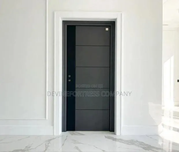 Smooth Quality Door Paladin// Blavk//Gray · Photo 1