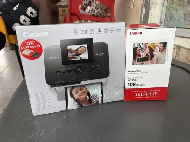 Canon Selphy Cp1000 Photo Printer – Usb, Sd Card Ink/ Paper · Photo 1