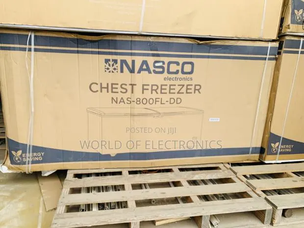 Best Buy Nasco 545 LTRS Double Door Chest Freezer – Gold (NAS-800FL-DD · Photo 1