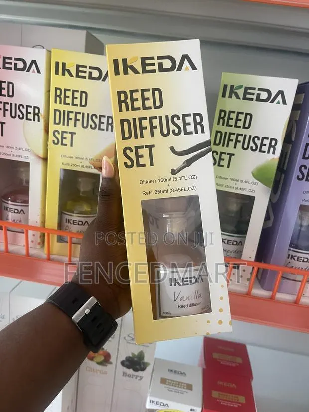 IKEDA Vanilla Reed Diffuser Set 160ml + 250ml Refill · Photo 1