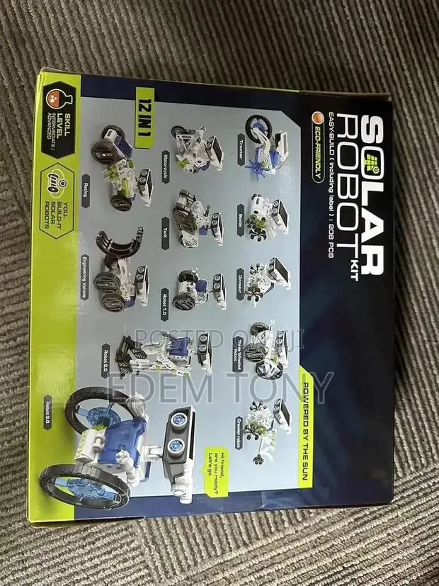 Solar Robot Toy 12-in-1 STEM Kit for Kids 8-12 Educational Fun · Photo 3