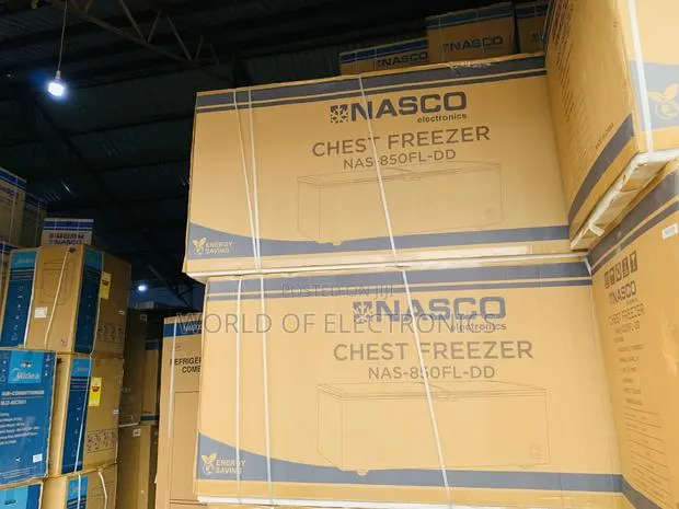 Nasco NAS-850FL-DD 600-Liters Double Door Chest Freezer - Silver · Photo 1