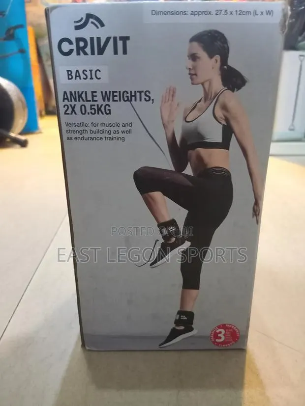 Crivit Ankle and Wrist Weights 2×0.5kg · Photo 1