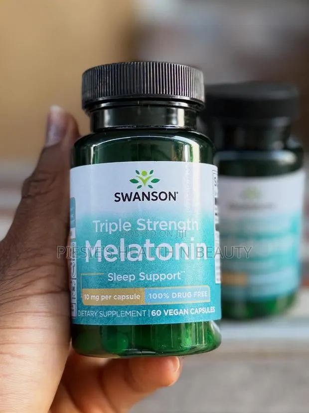 Swanson Triple Strength Melatonin 10 Mg 60 Capsules · Photo 1