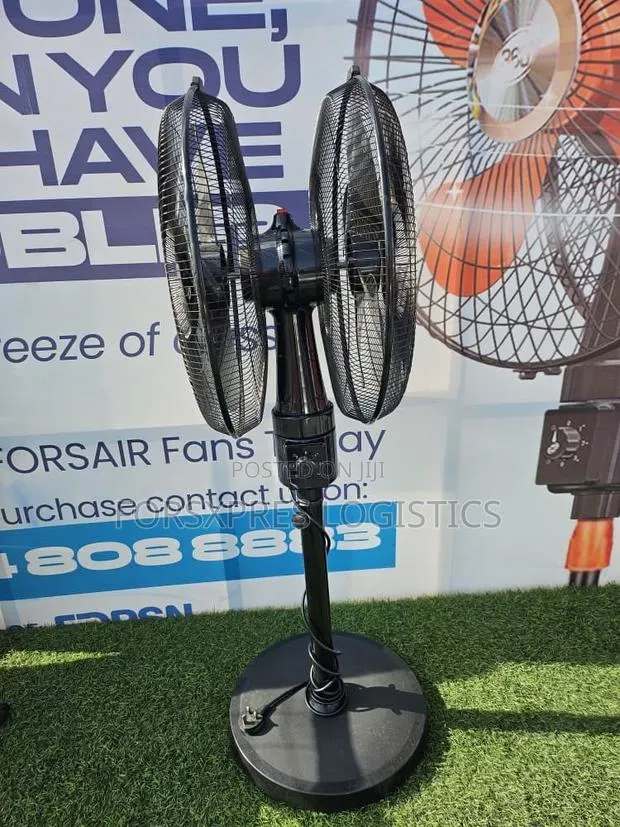 Multi Functional Double Headed 360 Standing Fan · Photo 1