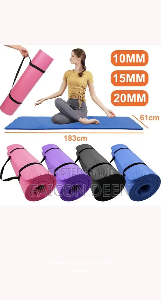 Extra Thick Yoga Mats Designed for Comfort and Balance + Free Bag · Photo 1