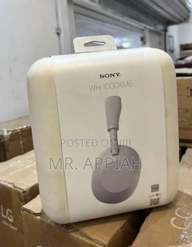 Purchase Sleek Sony Xm6 Wireless Noise Cancelling Headphone(Gray) · Photo 1