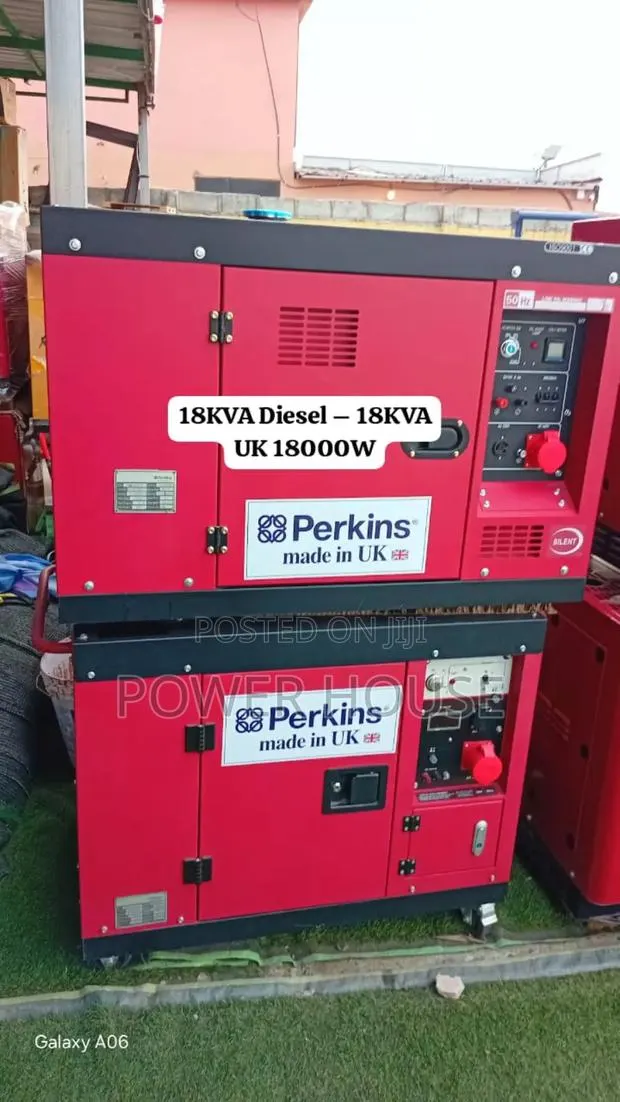 Efficient Power Perkins 18kva Three Phase Diesel Generator Uk 18000w · Photo 1
