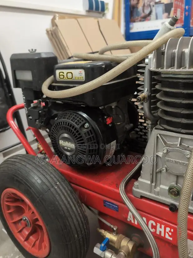 Gasoline Powered Air Compressor, Independent of Electricity · Photo 1