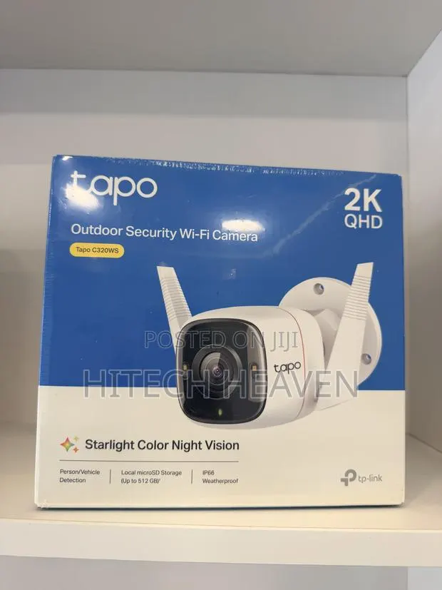 Tapo 2K+ Outdoor Wired Security Camera, C320WS · Photo 1