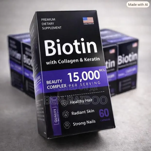 Biotin 15,000mcg (Quality Hair Growth Supplement) · Photo 1