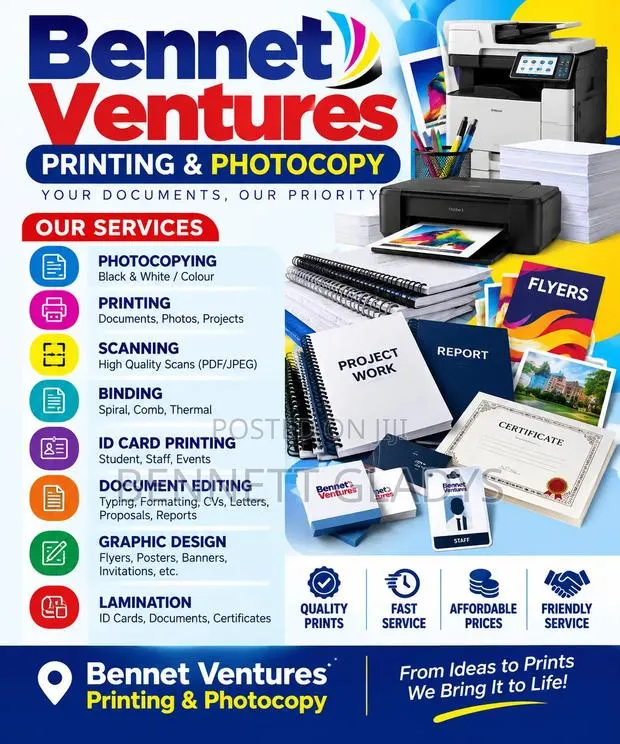 Printing Services, Calendar Project Work · Photo 1
