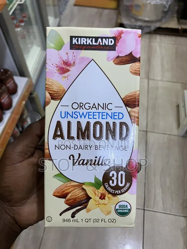 Kirkland Organic Unsweetened Almond Beverage · Photo 1