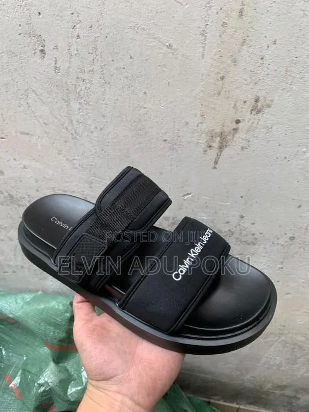 Calvin Klein Double Band Sandals in Different Colours , Swipe >> · Photo 1