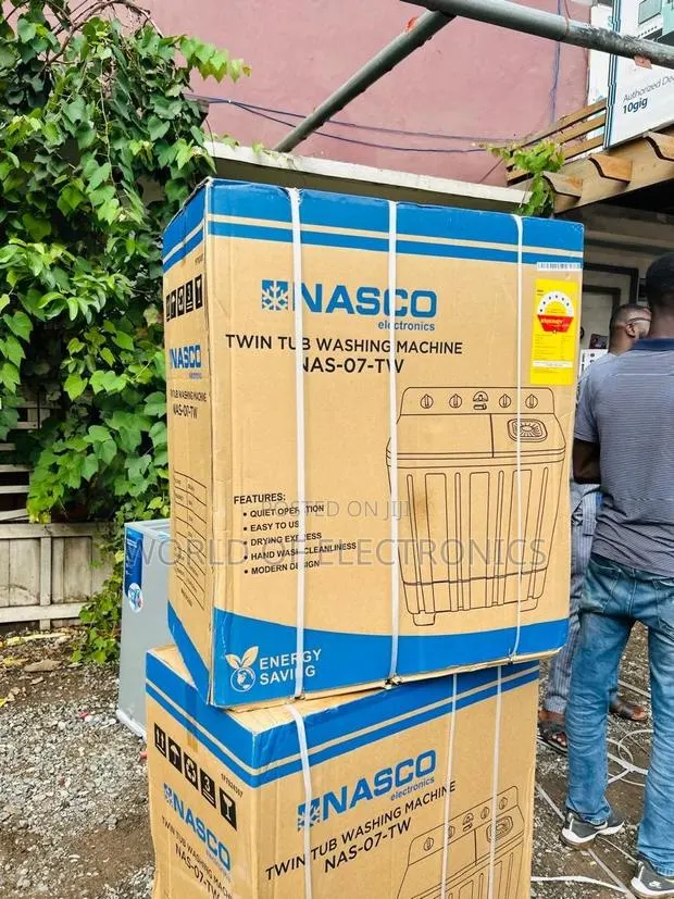 Shop the New Nasco Washing Machine 7kg Tt Nas-07-Tw Twin Tub · Photo 1