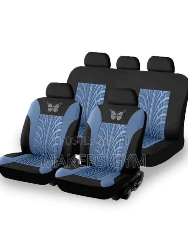 Car Seat Covers (9 PCs Universal) Blue Black · Photo 1