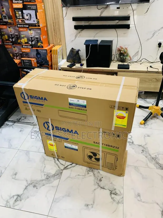 Hot Deals on White Air Conditioner Sigma 2.0hp · Photo 1