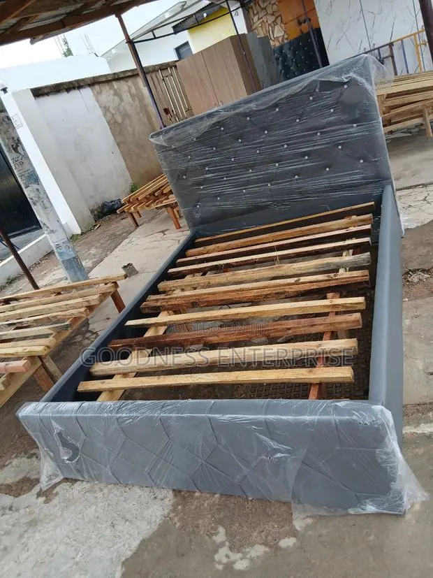 Durable Leather Bed Frame · Photo 1