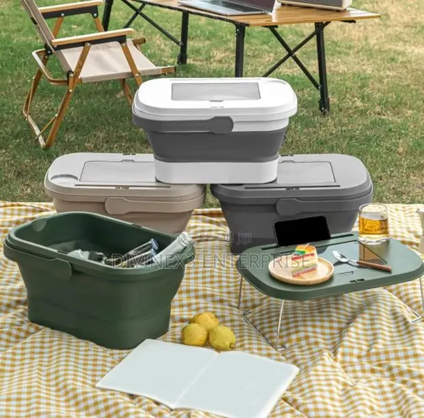 Portable Folding Picnic Basket Fruit · Photo 2