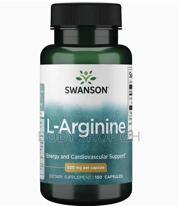 Swanson Amino Acid Super-Strength L-Arginine 850 Milligrams 90 Capsule · Photo 1