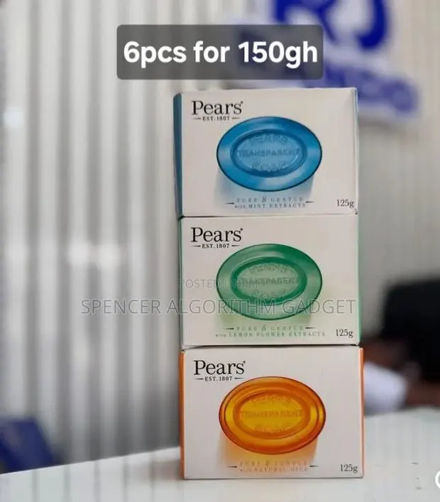 Pears Transparent Soap-6pcs for 150gh · Photo 1