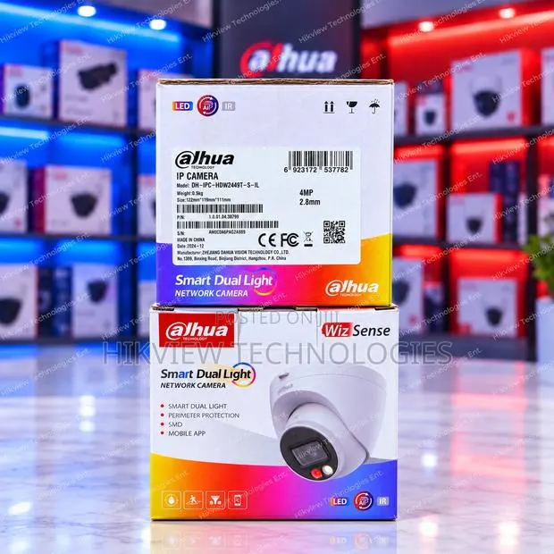 DAHUA IPC-HDW2449T-S-IL4MP Smart Dual Light Fixed-Focal Eyeball WizS. · Photo 1