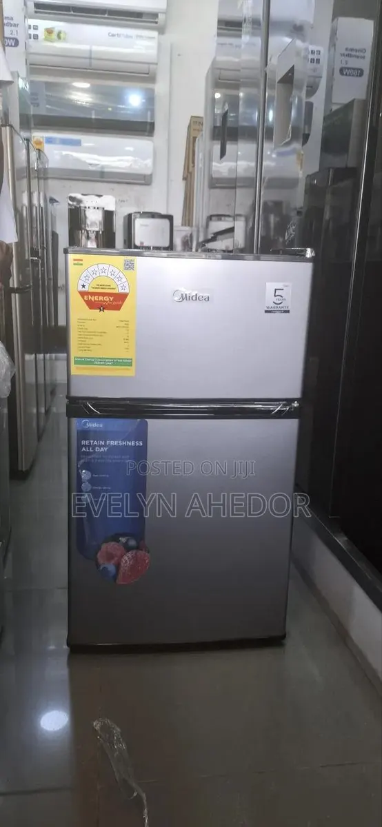 Midea Table Top Double Door Fridge 95l Available
