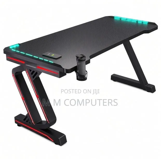 RGB Gaming Desk + Cpu Holder