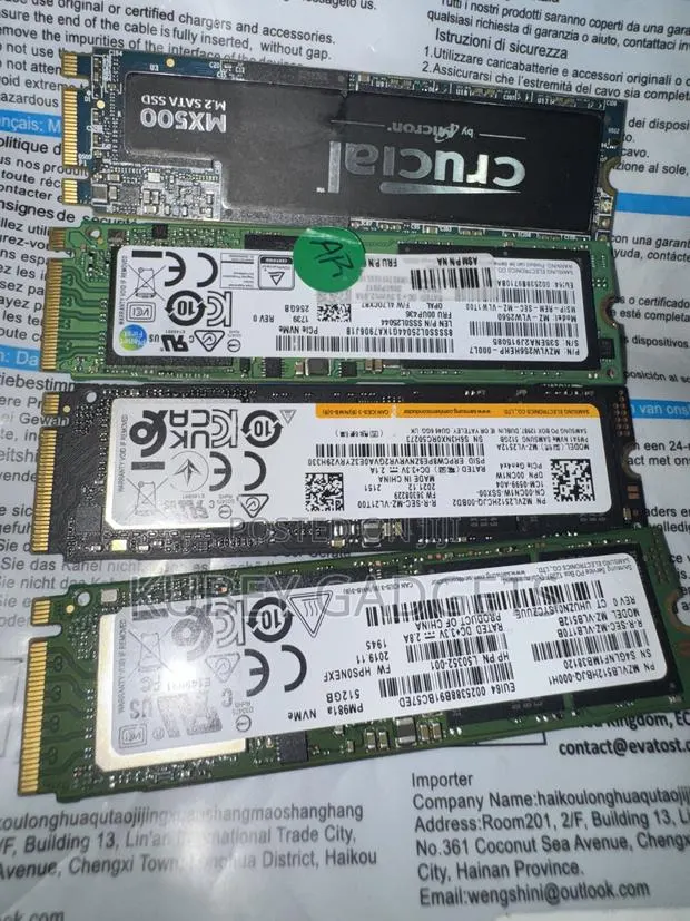 M.2 PCi and Sata SSD