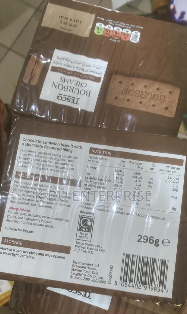 Tesco Bourbon Biscuits 296g · Photo 2