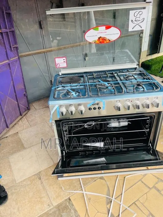 Efficient Design Ferre 60x90cm 4 Gas With 1 Electric Burner(Gray).. · Photo 1