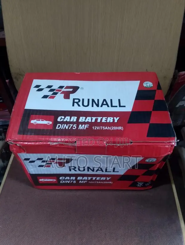 Car Battery Din75 Mf/75ah Runall · Photo 1