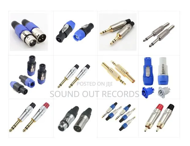 Original Professional Audio Plugs/Connectors · Photo 1