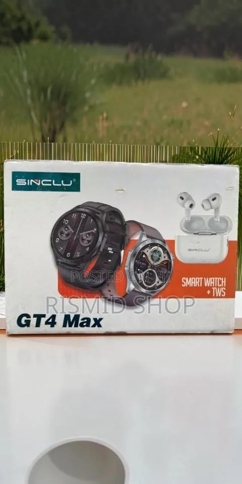 Sinclu Gt4 Max Smart Watch and TWS Wireless Earbuds · Photo 1