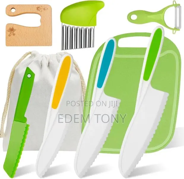 8 Piece Children's Knife Set, Children's Knife Safe: Cutting Cooking · Photo 1